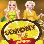 Lemony Girls At Prom